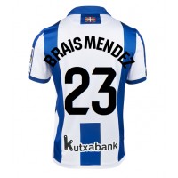 Moški Nogometni dresi Real Sociedad Brais Mendez #23 Domači 2024-25 Kratek Rokav